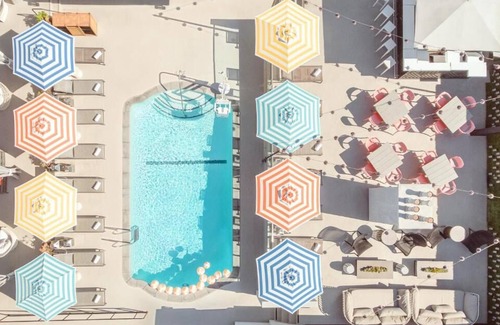 Tri-West Hotel | Chic Oasis in West Hollywood's Heart! 3 Units w/Balconies! Pool & Tennis Court!
