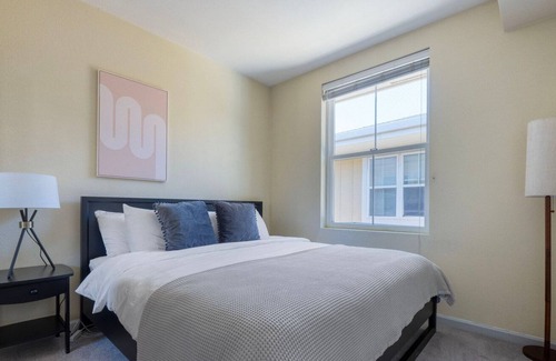 San Bruno Apartment | Chic San Bruno 1BR w/ Pool, Spa & Theater, nr BART, by Blueground