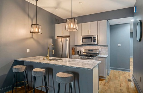 North Philadelphia West Apartment | Chic Urban Oasis | Movie Theatre