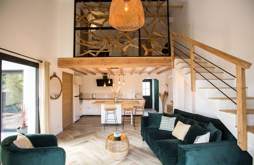 Saint Alban Auriolles Villa | Chic villa 4 pers grand confort-heated pool-jacuzzi-wifi