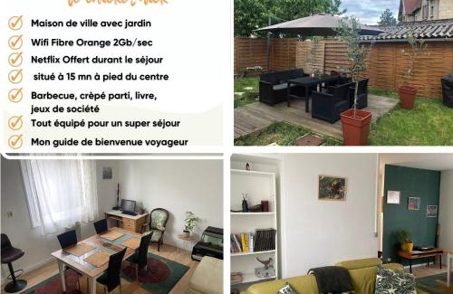 Besancon House | ChicEthnik! Maison de ville, 3 chambres, 6 places.