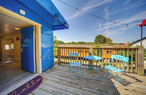 Adrian Furnace Apartment | ‘Choo Choo Blue,’ Converted Railcar in DuBois!