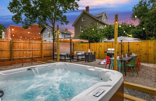 Cincinnati House | Cincy Central Stay - Hot Tub, Games & Movie Nights