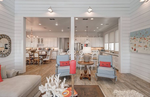 Cinnamon Shore House | Cinnamon Shore Home w/Shabby-Chic Style, All King Beds & Nearby Dune Pool