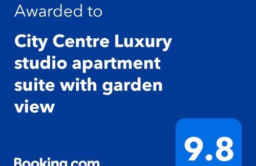 York Apartment | City Centre Luxury studio apartment suite with garden view