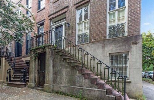 Old West Broad Neighborhood Apartment | Classic Charm Overlooking Square