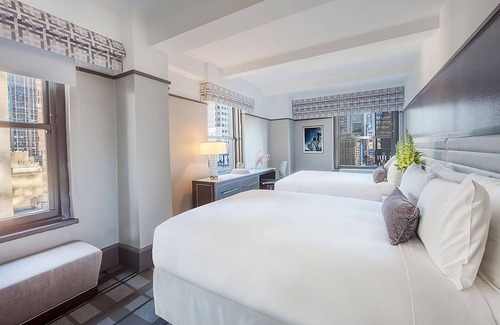 Central Park South Hotel | Classic Two Double at Park Central Hotel New York, Proximity to Times Square!