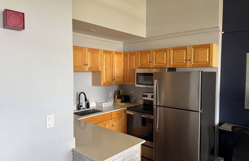 Downtown Cleveland Apartment | CLE Downtown Stay - Walk to Games & Dining