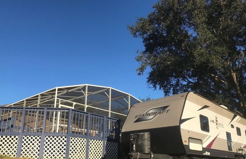 Clermont House | Clean and cozy 1 bedroom mobile house with pool on the farm