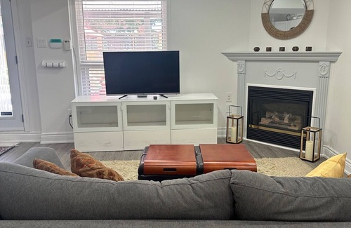 Hurontario House | Clean, bright, furnished walkout basement apartment. 5 minutes to Hwy 401 & 403.