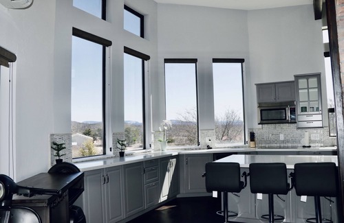 Clarkdale House | Cliffside Castle - Hillside house with stunning views