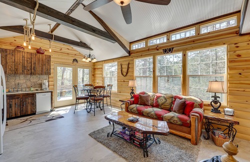 Eureka Springs Cabin | Cliffside Eureka Springs Cabin w/Beaver Lake View