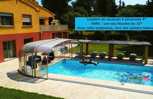 Aubagne Villa | ★ Close to Cassis! with SALT POOL, COVERED, HEATED ★