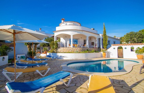 Calonge Villa | Club Villamar - Beautiful villa with a big swimming pool. Nice sea view from the villa and the ga.