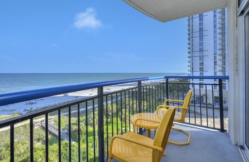 Myrtle Beach Condo | Coastal 1 Bedroom Condo-Stunning Oceanfront Views- Boardwalk 639