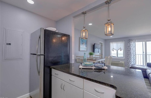 Virginia Beach Condo | Coastal Beach condo with indoor pool, ocean views, steps to the beach
