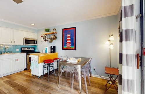 Gulf Shores Condo | Coastal condo 100 yards from the beach w/balcony - walk everywhere!