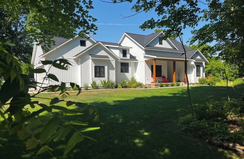 Saugatuck House | Coastal Farmhouse-located in "The Best Coastal Small Town in America" -USA Today