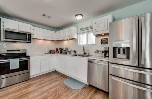 Jamaica Beach House | Coastal Getaway with Pool & Golf Cart Option