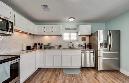 Jamaica Beach House | Coastal Getaway with Pool & Golf Cart Option
