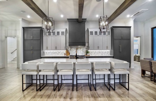 Dune Allen Beach House | Coastal Luxury Awaits! 7 BR - 12 Beds | Private Pool, Hot Tub & Putting Green - Walk to the Beach!