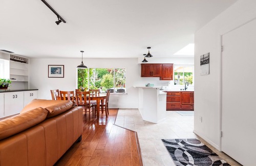 Padaro Lane House | Coastal ranch-style home in garden setting.