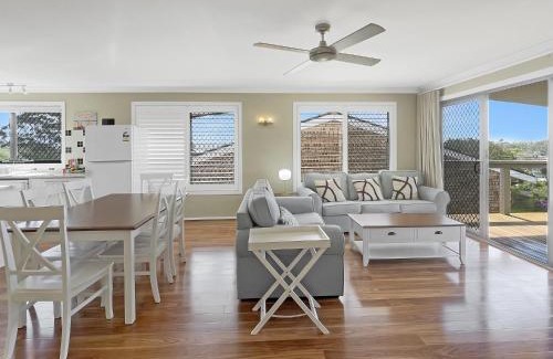 Batehaven House | Coastal Upper-Level Home with Shared Pool Access