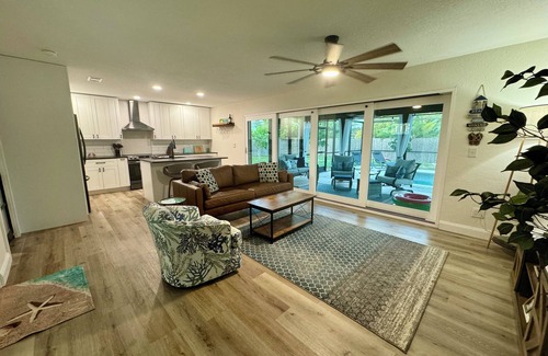 Seminole House | Coastal-Vibe Renovated Pool Home with Yard-Your Perfect Florida Getaway Awaits