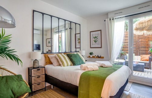 La Plage Apartment | COCO BEACH - Comme une suite avec terrasse à coté des plages