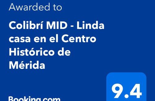 Centro Apartment | Colibrí MID - Linda casa en el Centro Histórico de Mérida