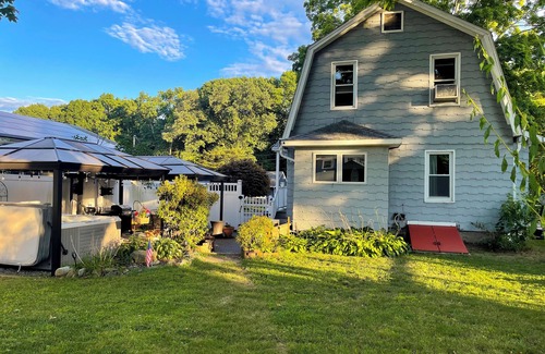 Stratford House | Colonial Retreat - Private Hot Tub, Fenced Yard, Cozy Amenities