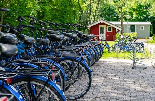 Municipality of Amstelveen Ski Chalet | Colorful chalet near Amsterdam