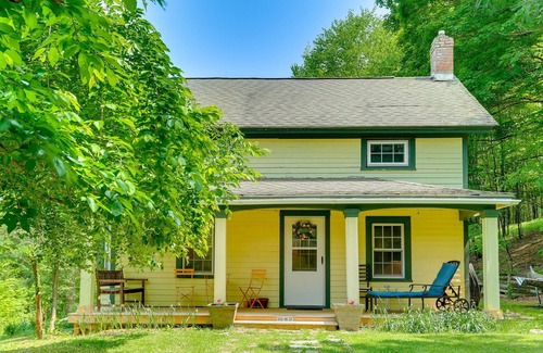 Milanville House | Colorful Milanville Home w/ Backyard!