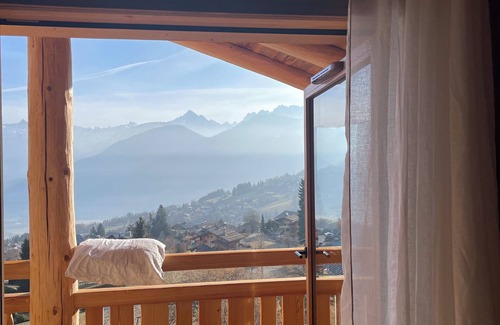Combloux Ski Chalet | Combloux/Megeve Exceptional new Stunning Vue 180 d spa Mont-Blanc views