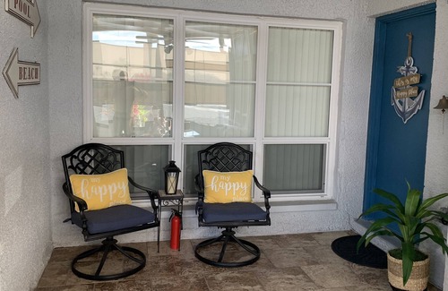 Madeira Beach Condo | Come to your HAPPY PLACE! 2/2 ground floor waterfront community Condo!