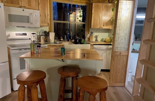 Truxton Cabin | Come visit our magical yurt. Nestled in the woods.