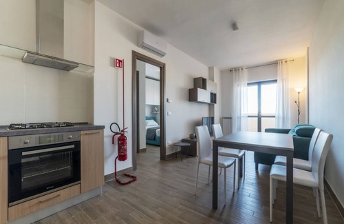 Centro Giano Apartment | Comfortable apartment located on the sixth floor of a modern residence equipped with a lift.In 40 square meters of space it comfortably accommodates two people with a double bedroom.Located in the Fonte Laurentina district, near the ring road, the Cecchi