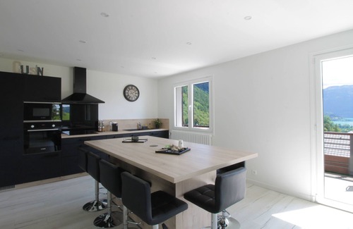 Nances Ski Chalet | Comfortable Chalet - View of Lake Aiguebelette