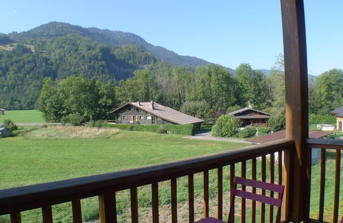 Samoens Apartment | Comfortable duplex with south balcony, pets allowed and parking