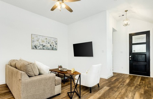 Houston House | Comfortable home in quiet area with enclosed yard, WiFi, central AC, & W/D