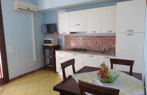Santa Tecla Apartment | Comfortable one bedroom apartment with private terrace, swimming pool overlooking the sea