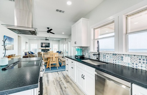 Bermuda Beach House | Comfortable Pet Friendly Beachfront Home - Great Sunrises from the Open Deck!