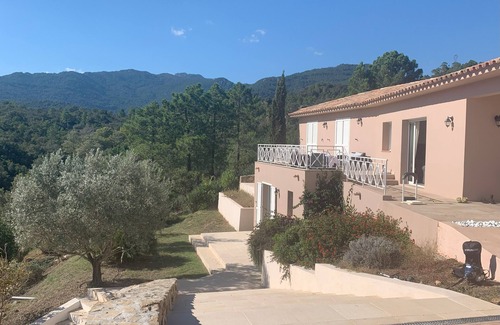 Favone Villa | Comfortable villa with private pool 300m from the beach, sea view and maquis