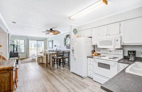 Isle of Palms Villa | Comfortable villa one row away from the beach w/shared pool & grills