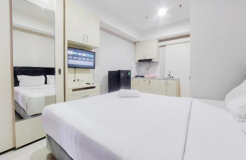 Serpong Apartment | Comfy and Modern Studio Room The Ayoma Apartment By Travelio