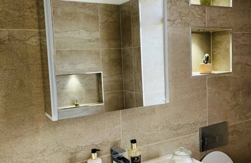 Portsmouth Apartment | Comfy, clean, and stylish—your perfect private retreat.