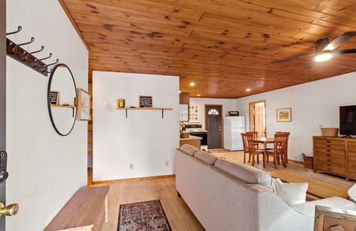 Overgaard Cabin | Comfy, Cozy Cabin in the Mountains with a large front porch. Pet-Friendly!