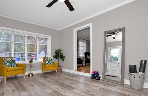Fayetteville House | Comfy Gem - 2BR/1Ba + Covered Deck + Workout Space