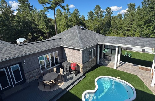 Spotsylvania House | Completely private wellness retreat on 70 acres, immersed in the woods in Spotsy