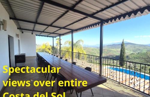Alozaina House | Complete Private Mansion & private pool with spectacular views over entire Costa del Sol 'SAN JACINTO'